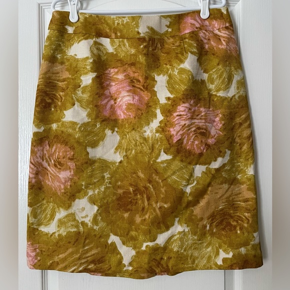 NWT Talbots Woman Floral Woven Textured Pencil Skirt - Picture 7 of 11